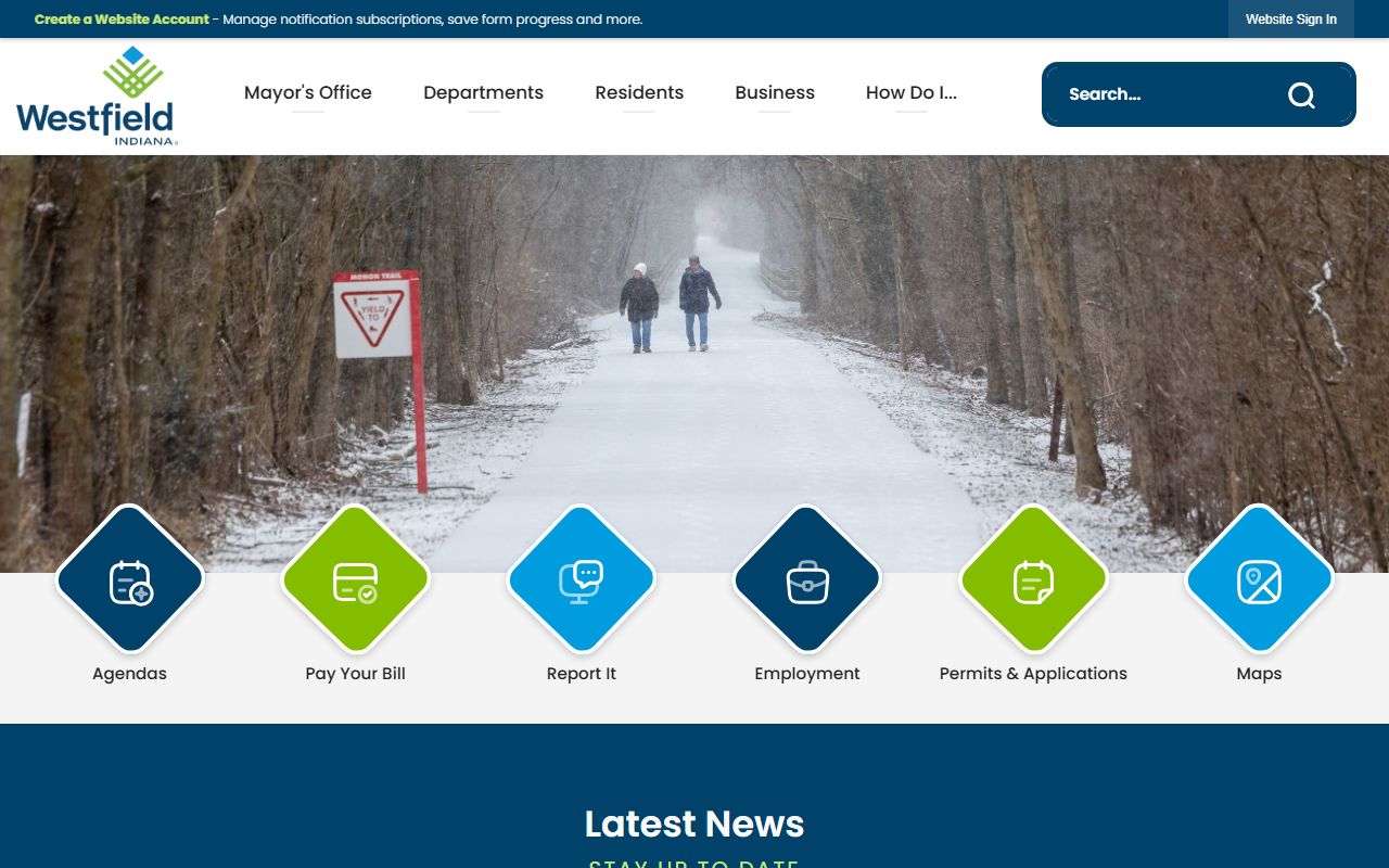 Westfield Indiana city website for court docket information