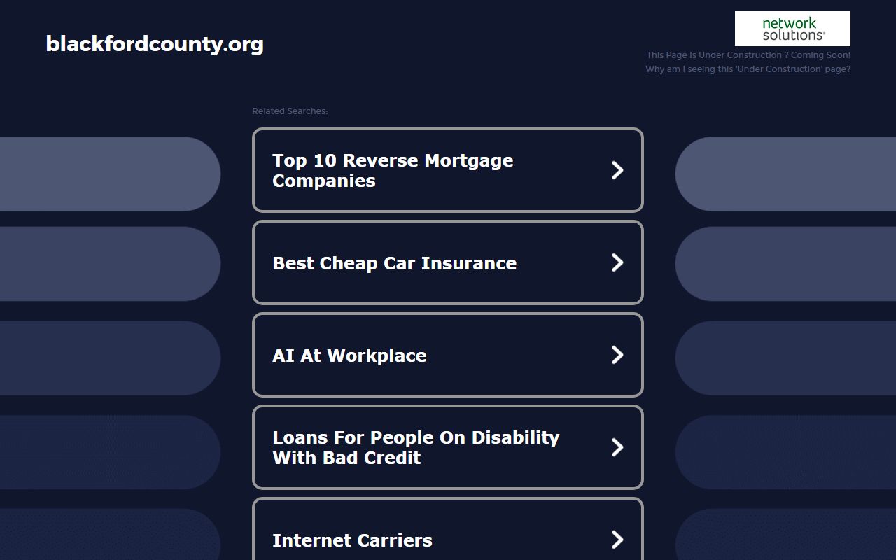 Blackford County Indiana clerk of courts website for court docket search