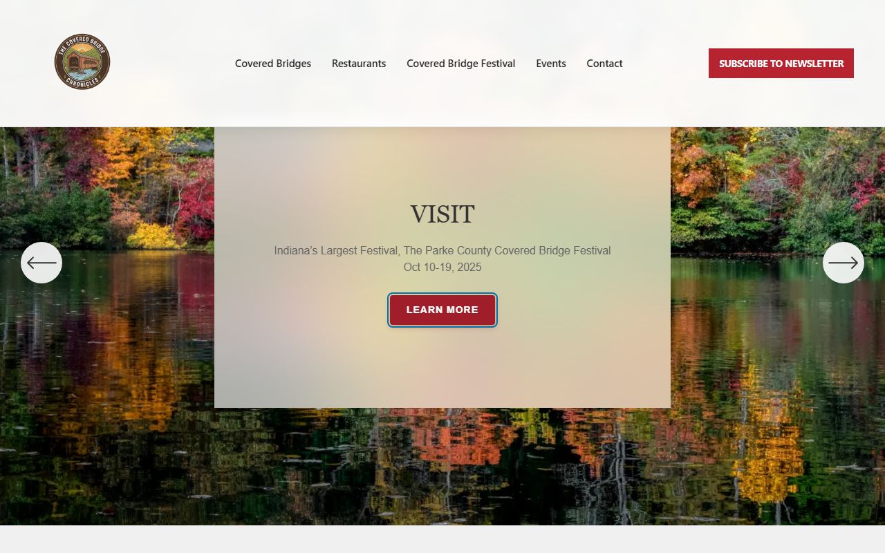 Parke County Indiana homepage for court docket record access