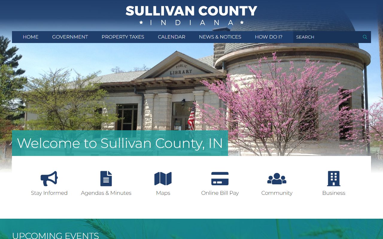 Sullivan County Indiana court docket government homepage